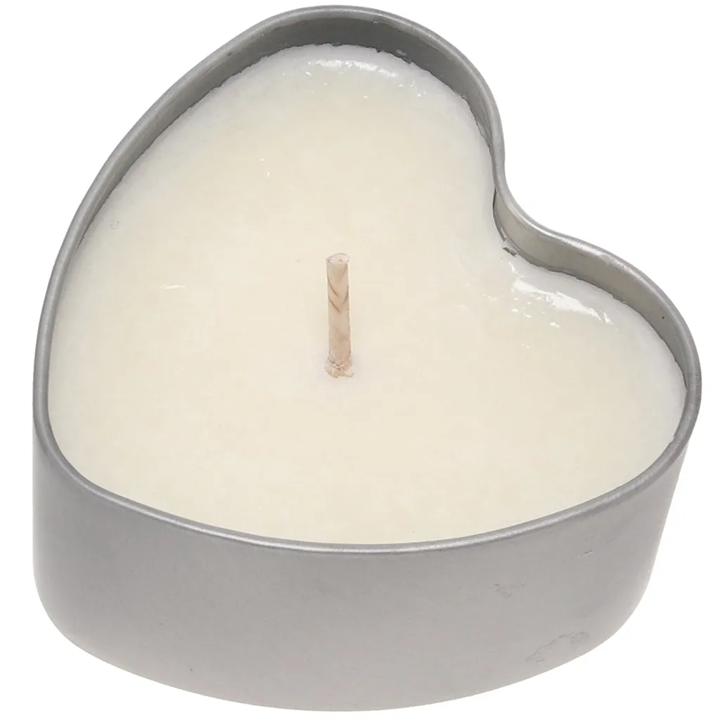 3-in-1 Massage Heart Candle 4oz/113g in Bottom's Up