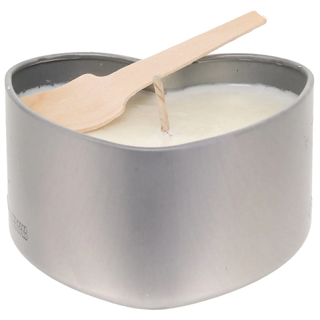 3-in-1 Massage Heart Candle 4oz/113g in Bottom's Up