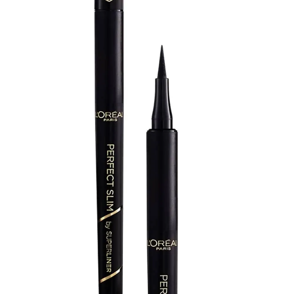 3x L'Oreal Perfect Slim Tip Eyeliner Intense Black