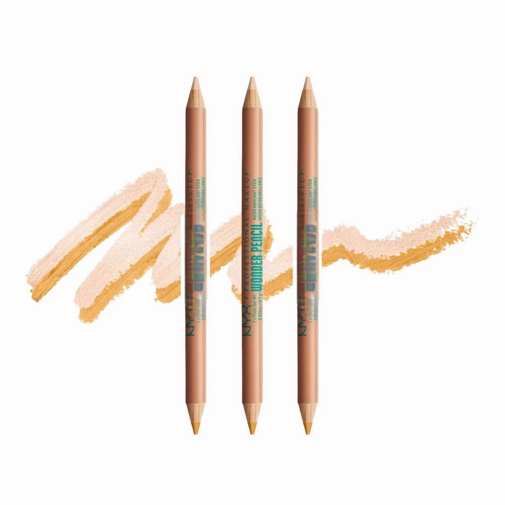3x NYX Wonder Pencil Micro Highlight Stick 04 Deep