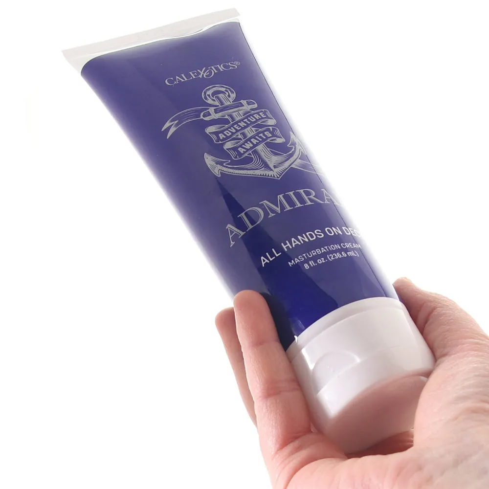 Admiral All Hands On Deck Masturbation Cream in 8oz/236ml