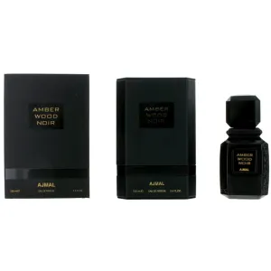 Ajmal Unisex Eau De Parfum Spray - Amber Wood Noir with Woody Floral Musk, 3.4 oz