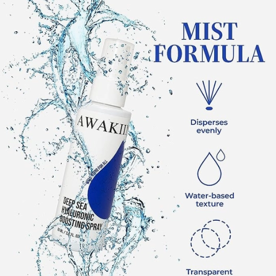AWAKIIN Boosting Spray (Deep Sea Hyaluronic Boosting Spray) - 2.7 oz