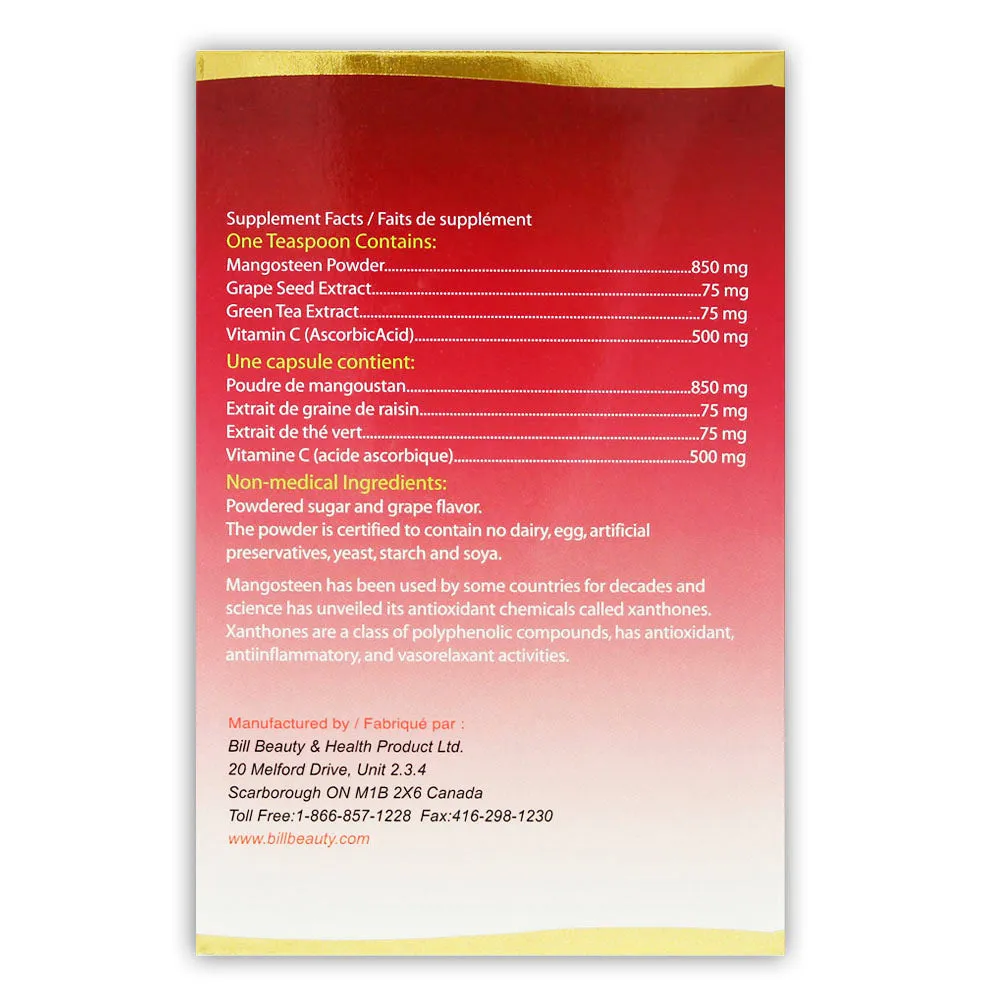 BILL Natural Sources® Mangosteen Drink Powder 300g
