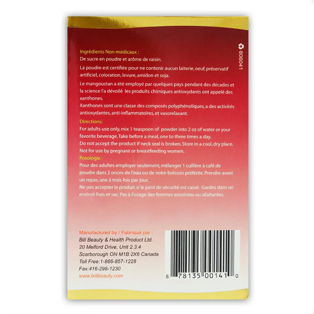 BILL Natural Sources® Mangosteen Drink Powder 300g
