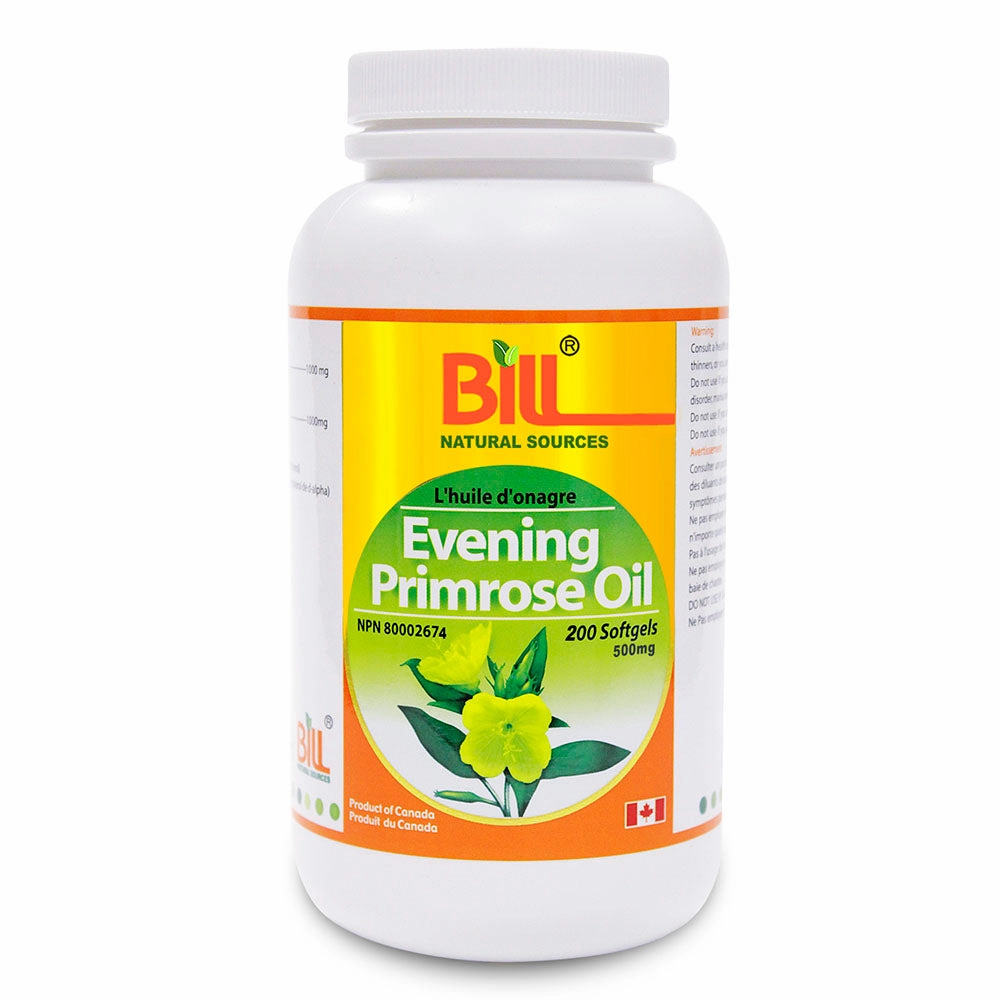BILL Natural Sources® Evening Primrose Oil 500mg Softgels