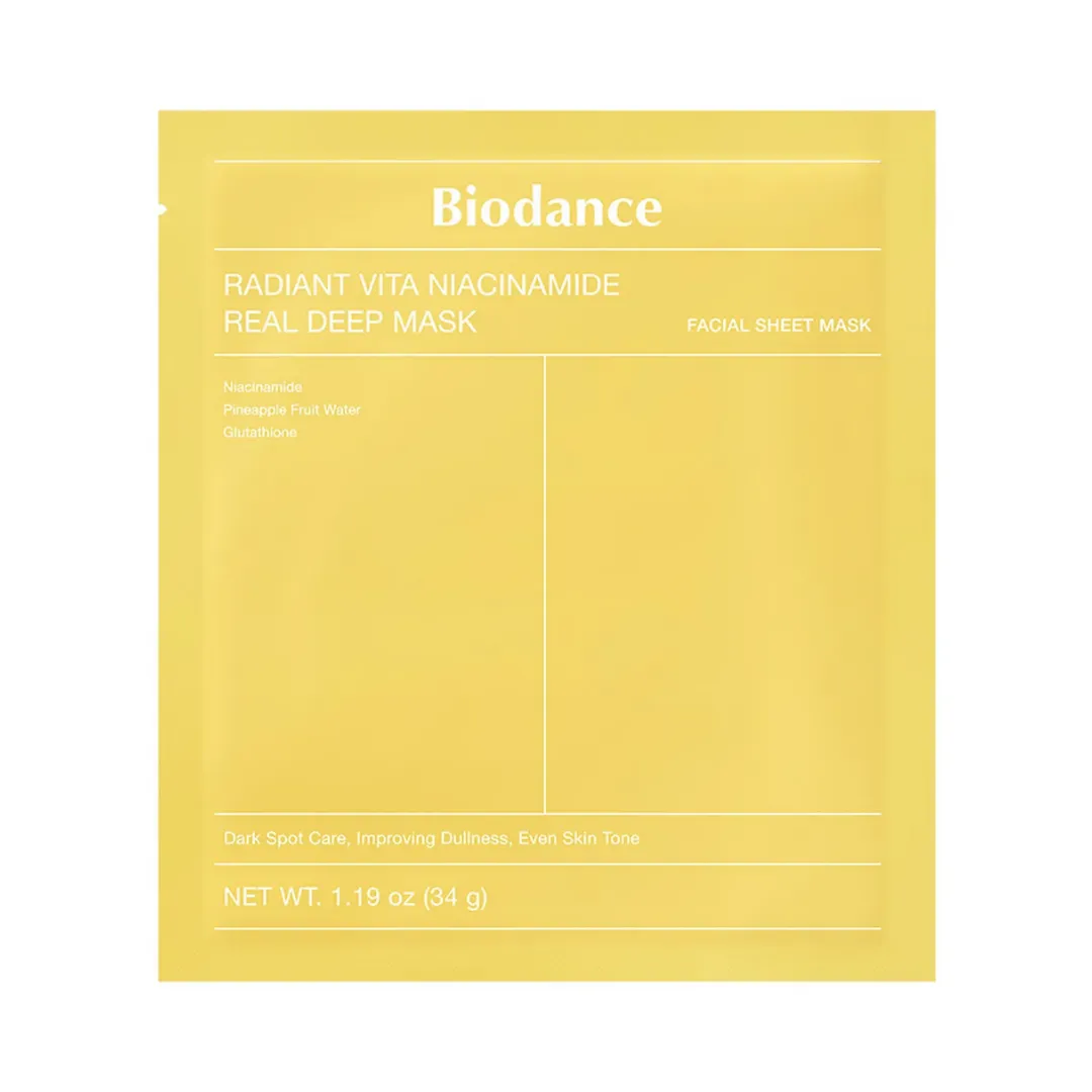 Biodance Radiant Vita Niacinamide Real Deep Mask 1Pcs