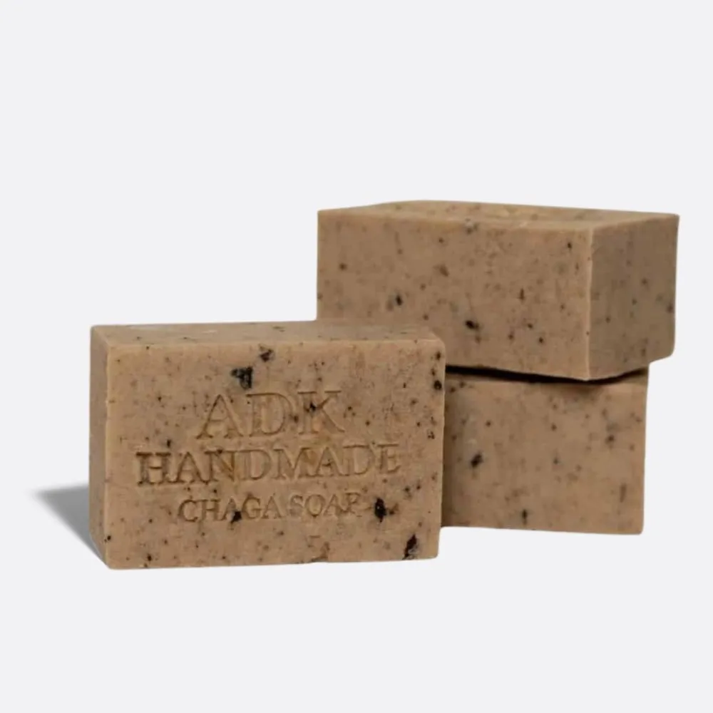 Chaga Soap Bar 4 oz Unwrapped