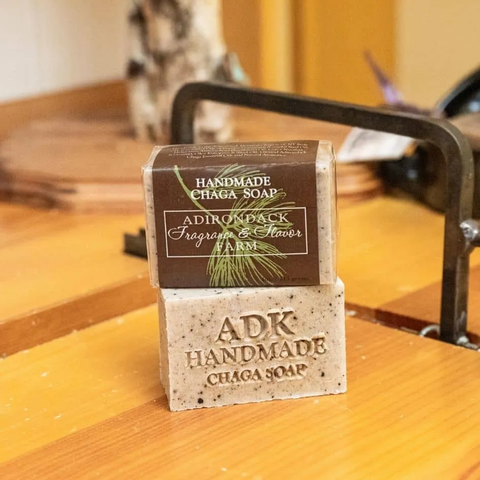 Chaga Soap Bar 4 oz Unwrapped