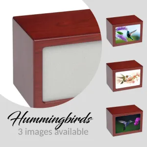 EXTRA LARGE Photo Frame Urn -PY06 - Hummingbird
