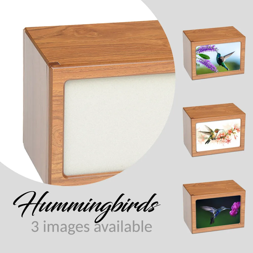 EXTRA LARGE Photo Frame Urn -PY06 - Hummingbird
