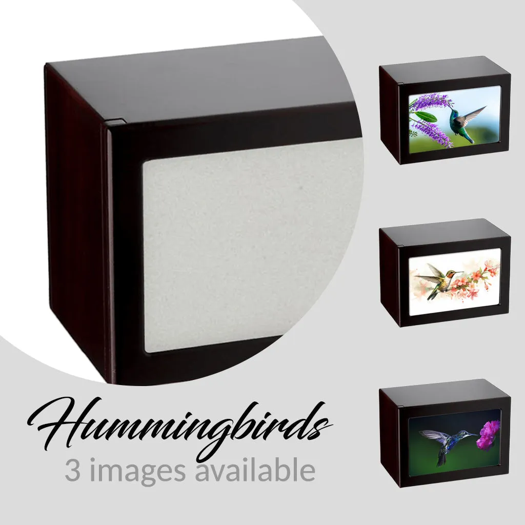 EXTRA LARGE Photo Frame Urn -PY06 - Hummingbird