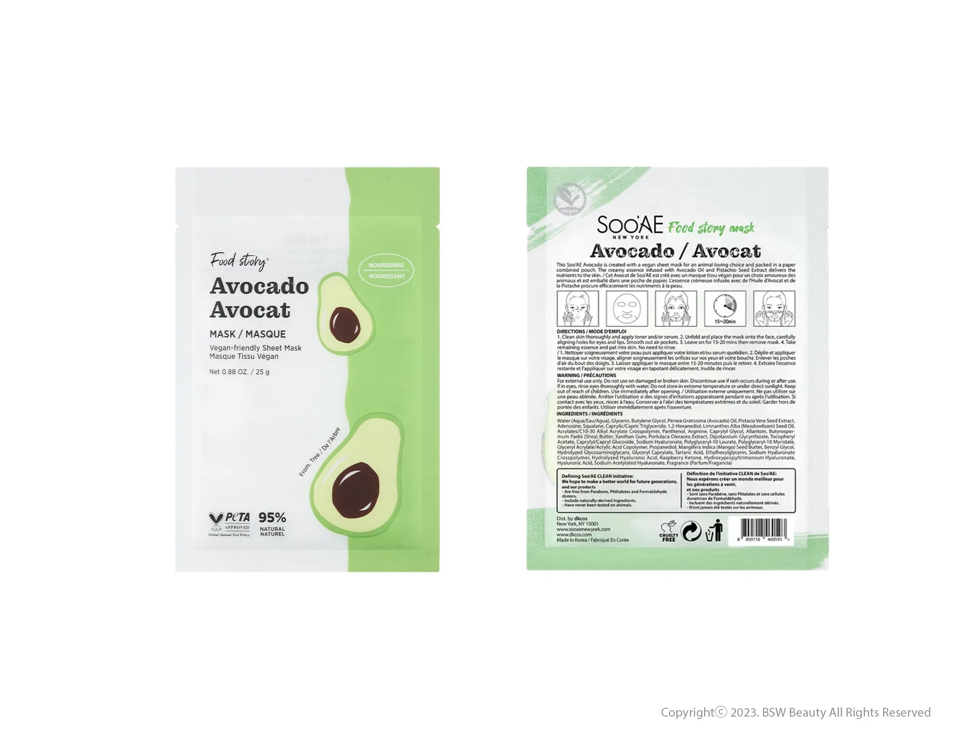FOOD STORY AVOCADO MASK 0.95oz