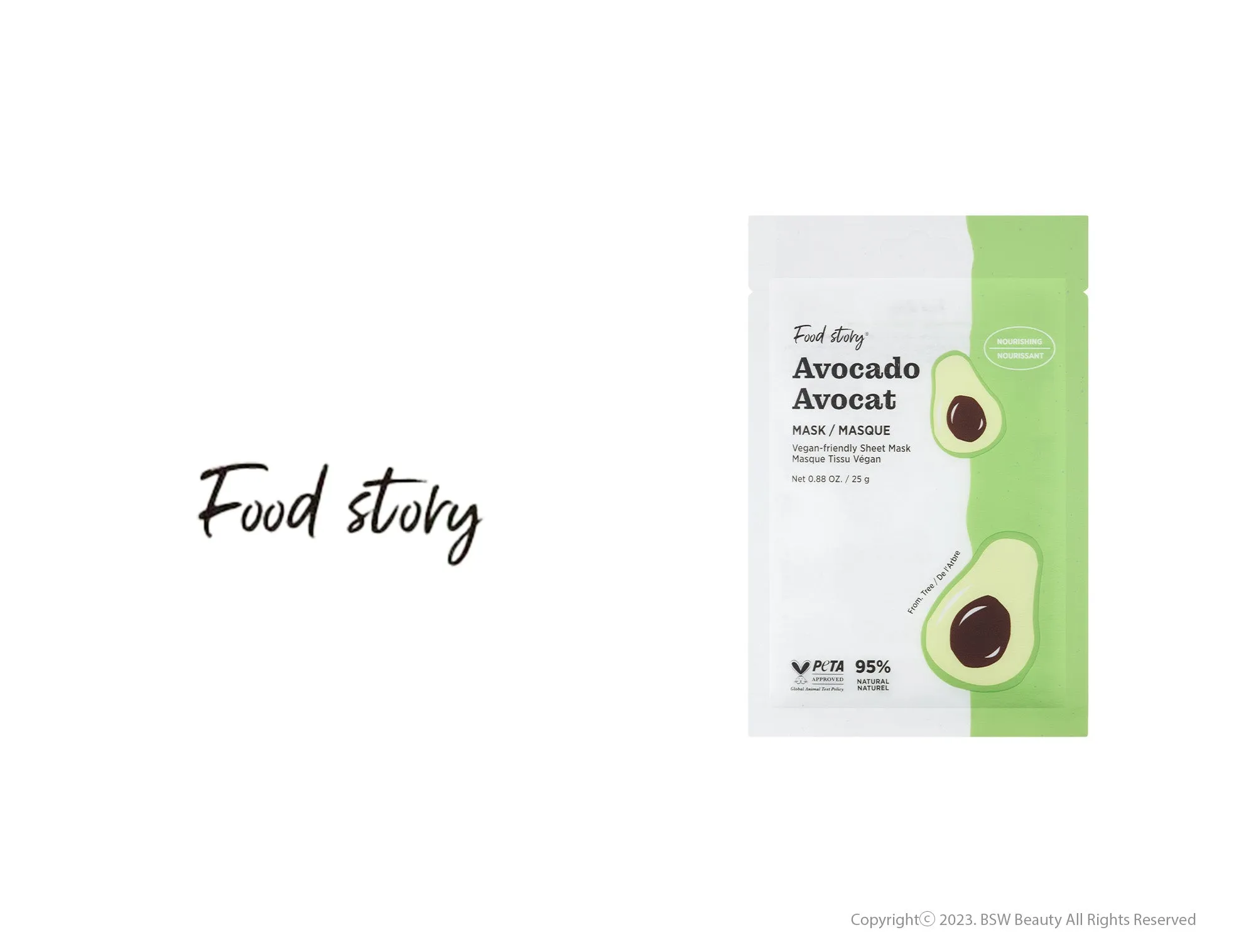 FOOD STORY AVOCADO MASK 0.95oz