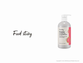 FOOD STORY GUAVA HYALURONIC ACID SOOTHING BODY WASH 10.14 FL. OZ. / 300 mL