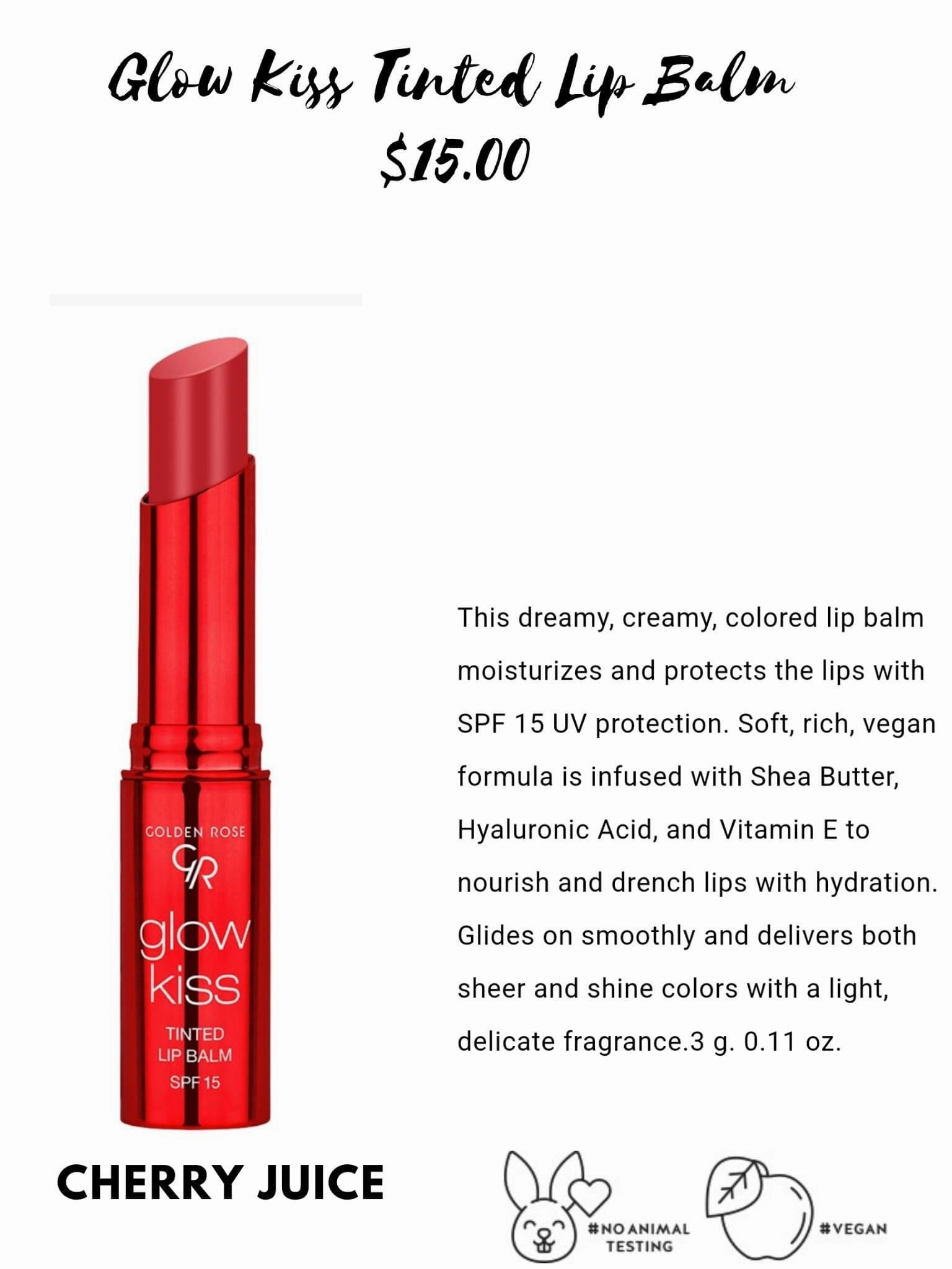 Glow Kiss Tinted Lip Balm -  Celesty** - Final Sale