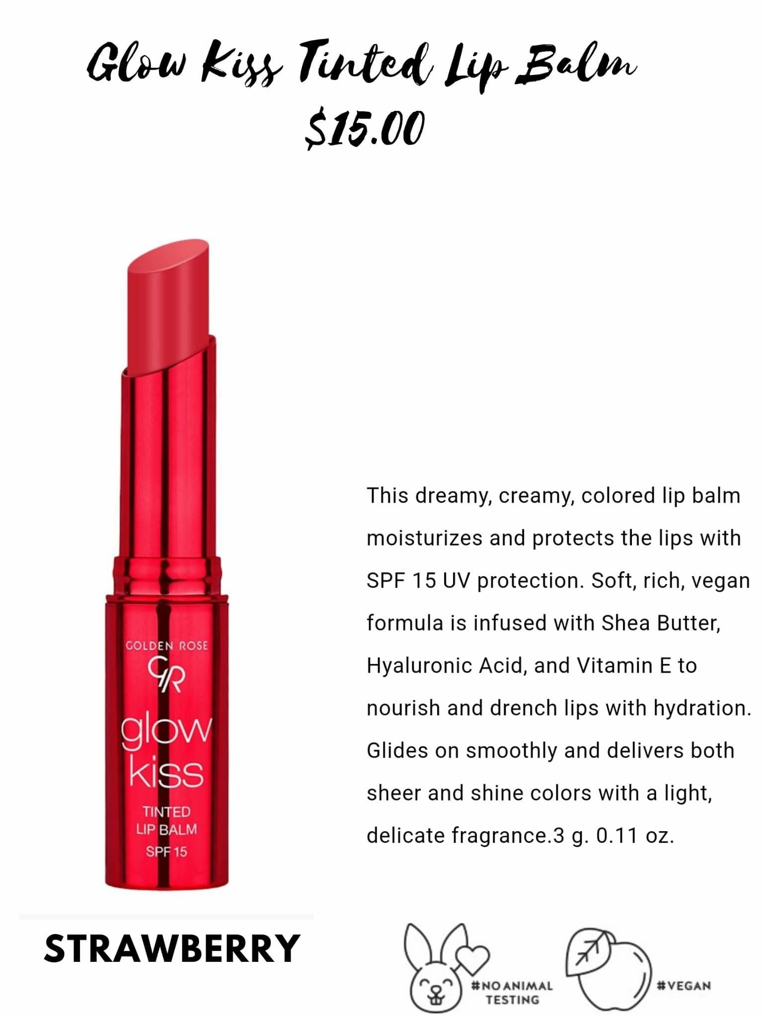 Glow Kiss Tinted Lip Balm -  Celesty** - Final Sale