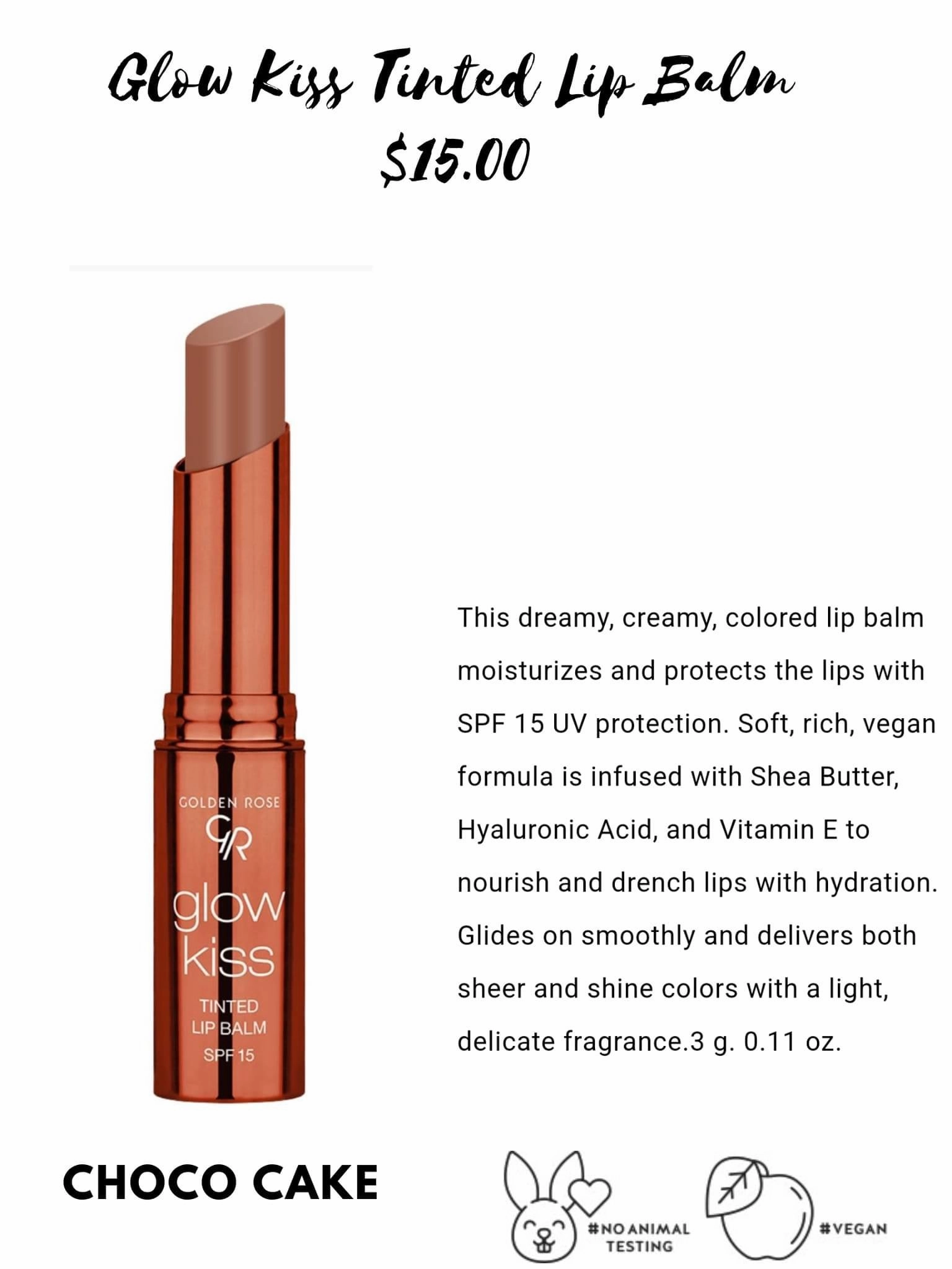 Glow Kiss Tinted Lip Balm -  Celesty** - Final Sale