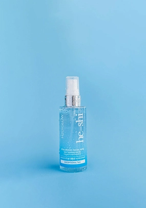 He-Shi H20 Glow Hyaluronic Facial Mist, Medium-Dark