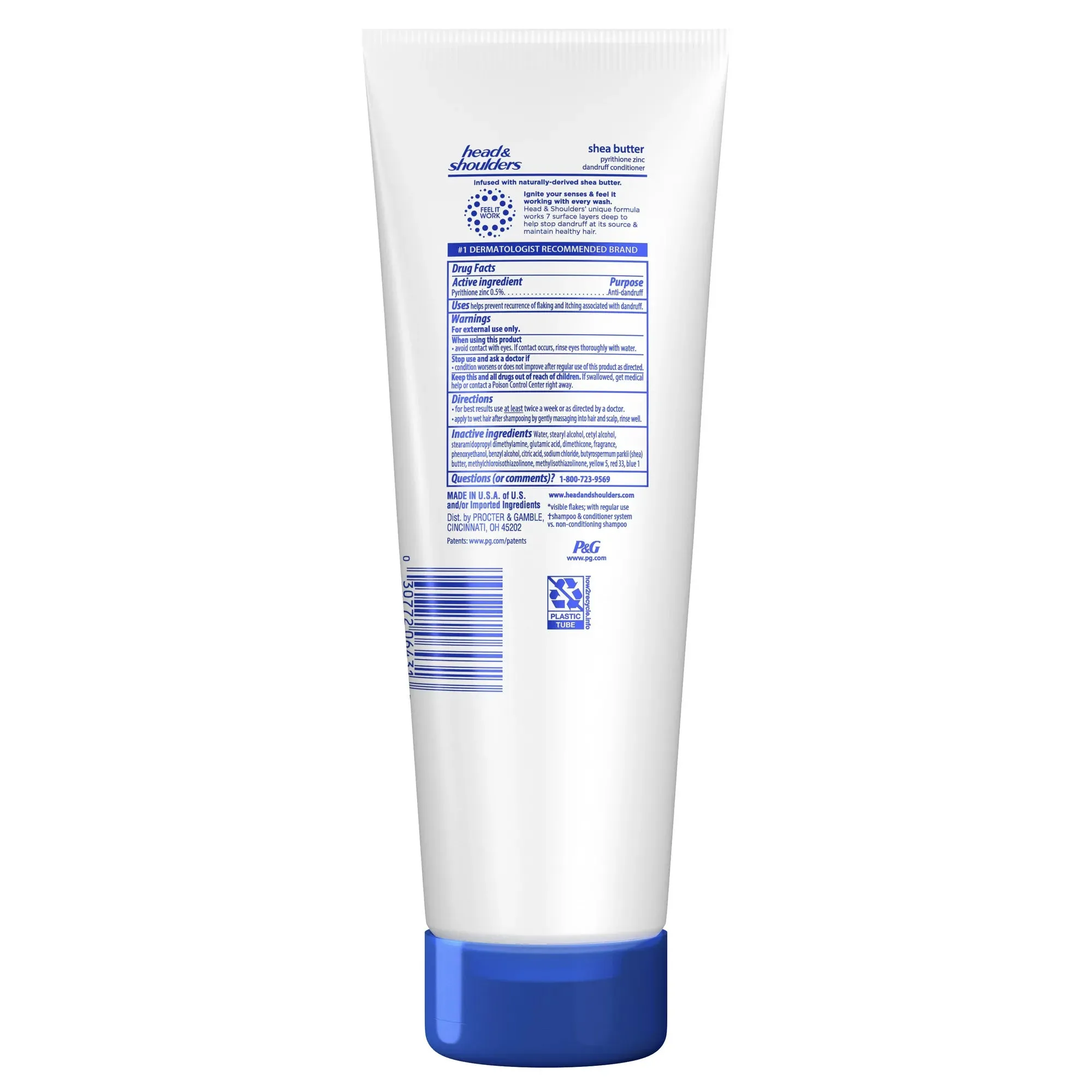 Head and Shoulders Dandruff Conditioner. Shea Butter. 10.9 fl oz