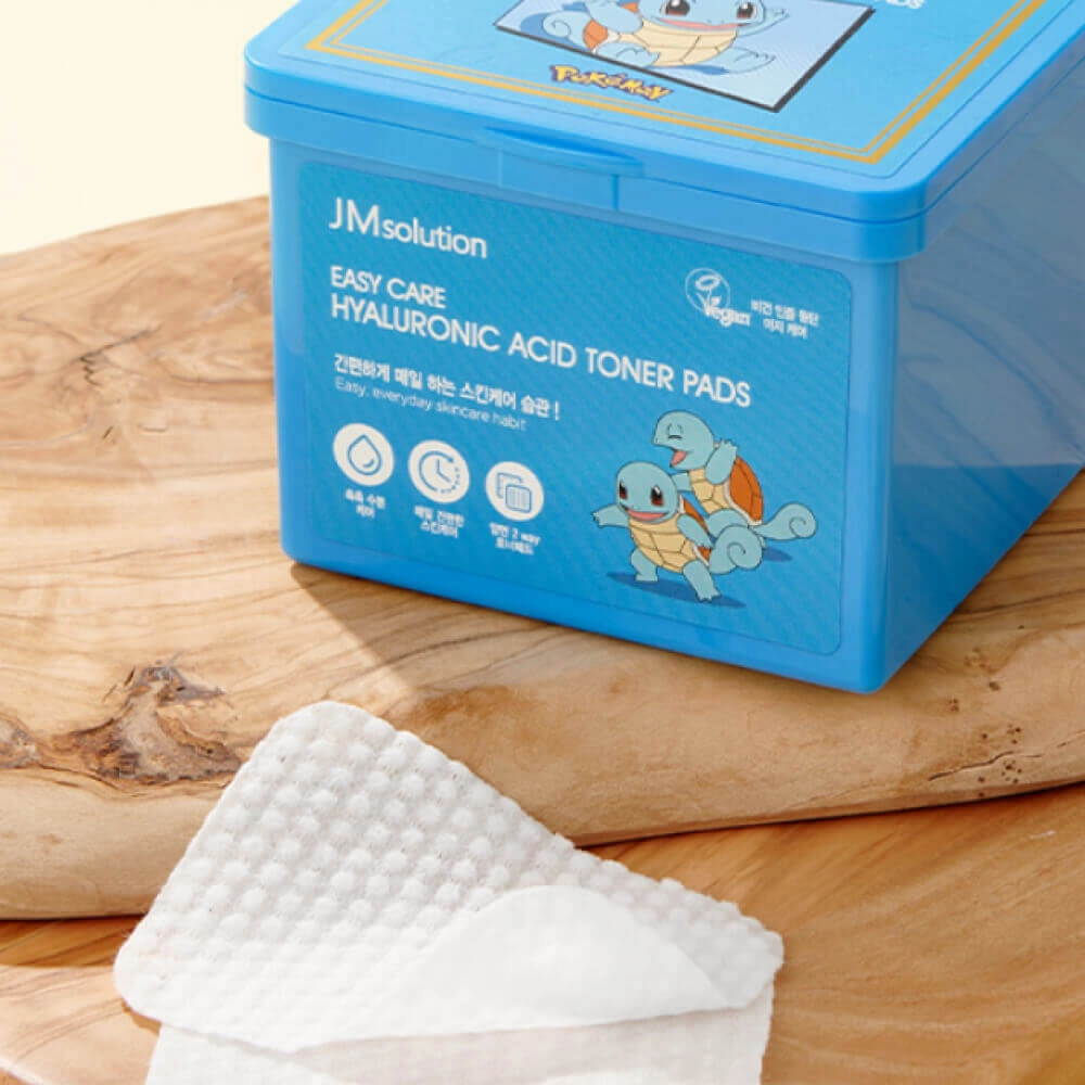 JM Solution Easy Care Hyaluronic Acid Toner Pads X 
Pokemon Squirtle 200ml 70pcs