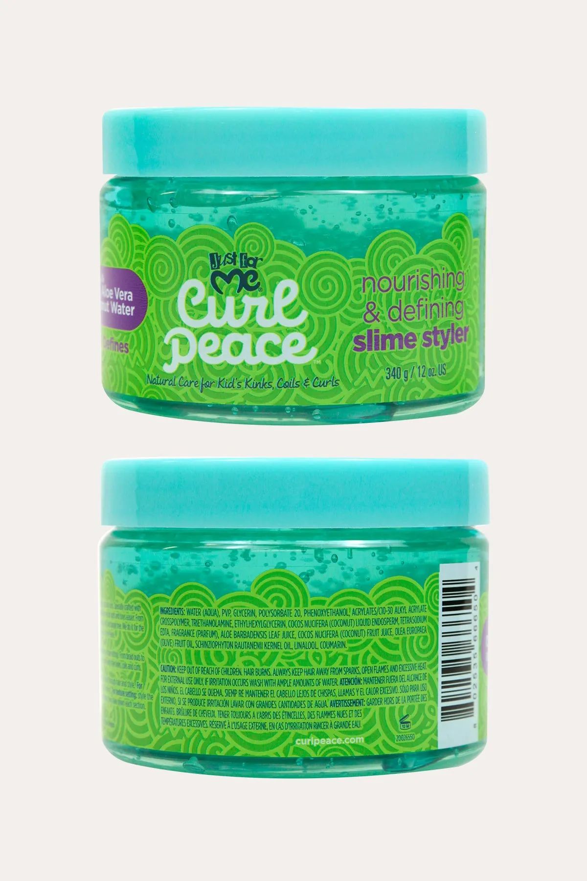 JUST FOR ME CURL PEACE NOURISHING & DEFINING SLIME STYLER 12oz