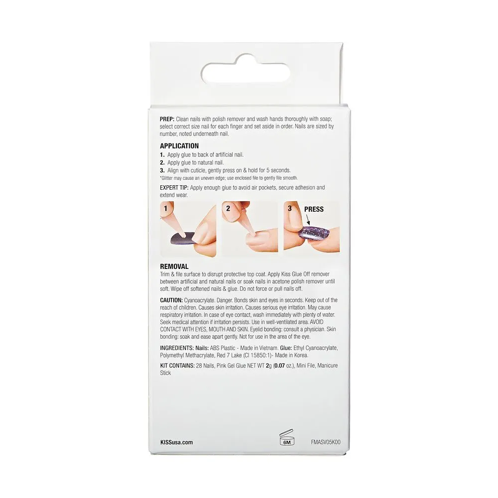 Kiss Gel Fantasy Magnetic Nails - Dignity