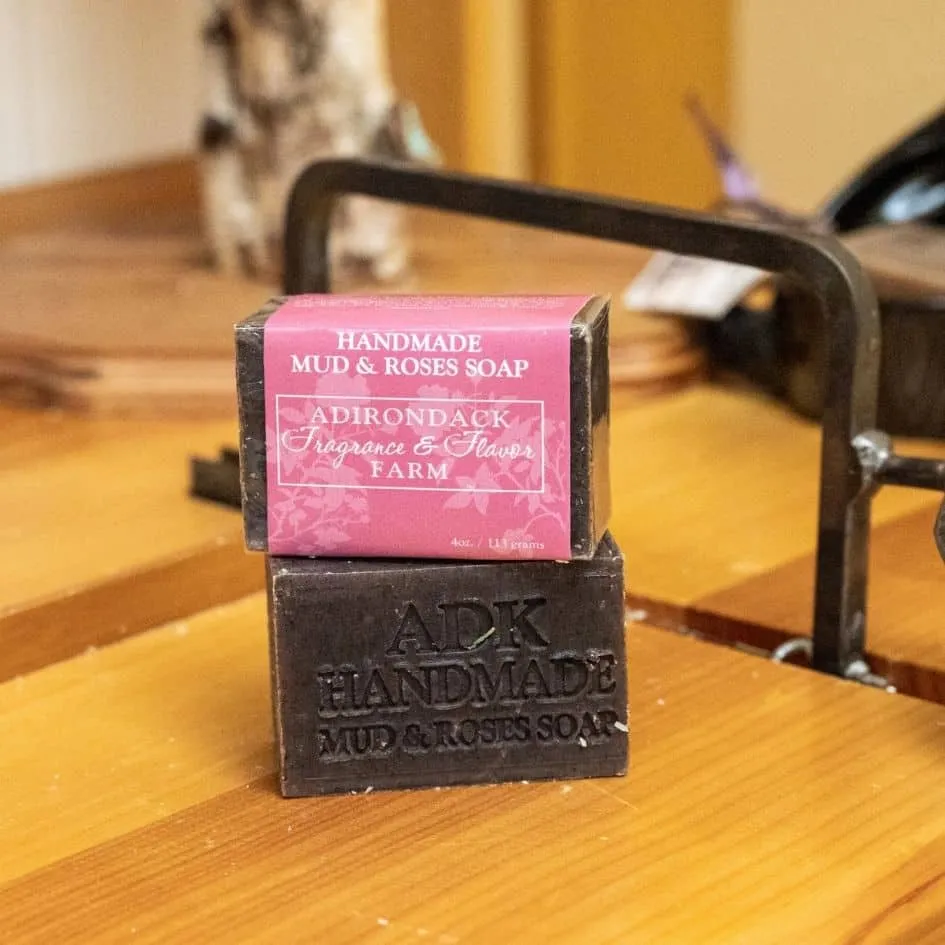 Mud & Roses Soap Bar 4 oz Unwrapped