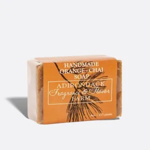 Orange Chai Soap Bar 4 oz Wrapped