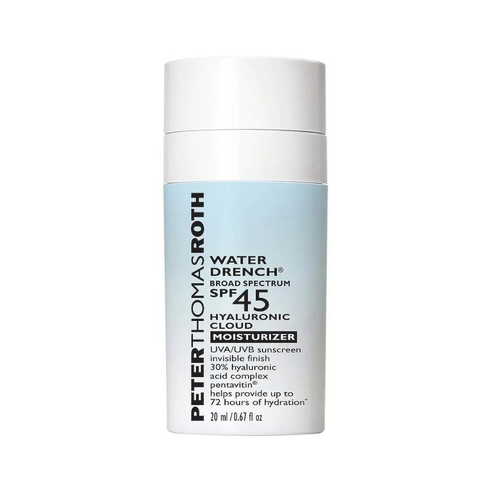 Peter Thomas Roth Water Drench Broad Spectrum SPF 45 Hyaluronic Cloud Moisturizer Travel Size 0.67oz