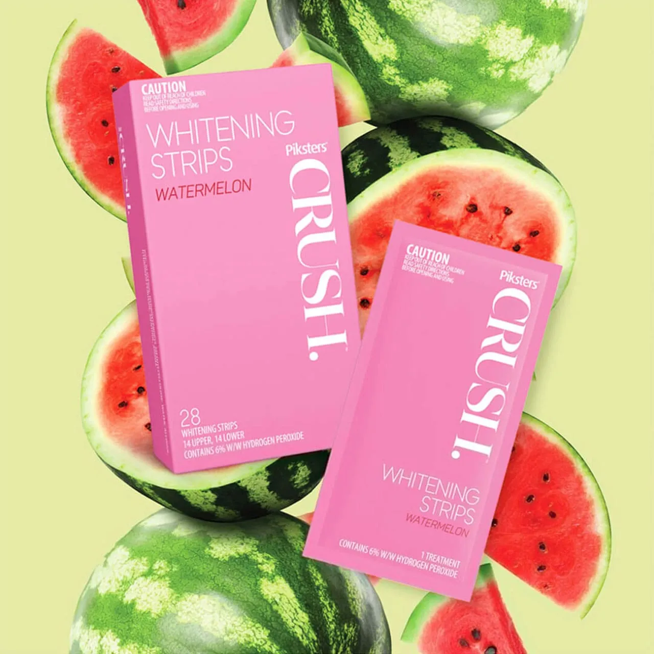 Piksters Whitening Strips Crush Watermelon 28pk - Short Dated Clearance
