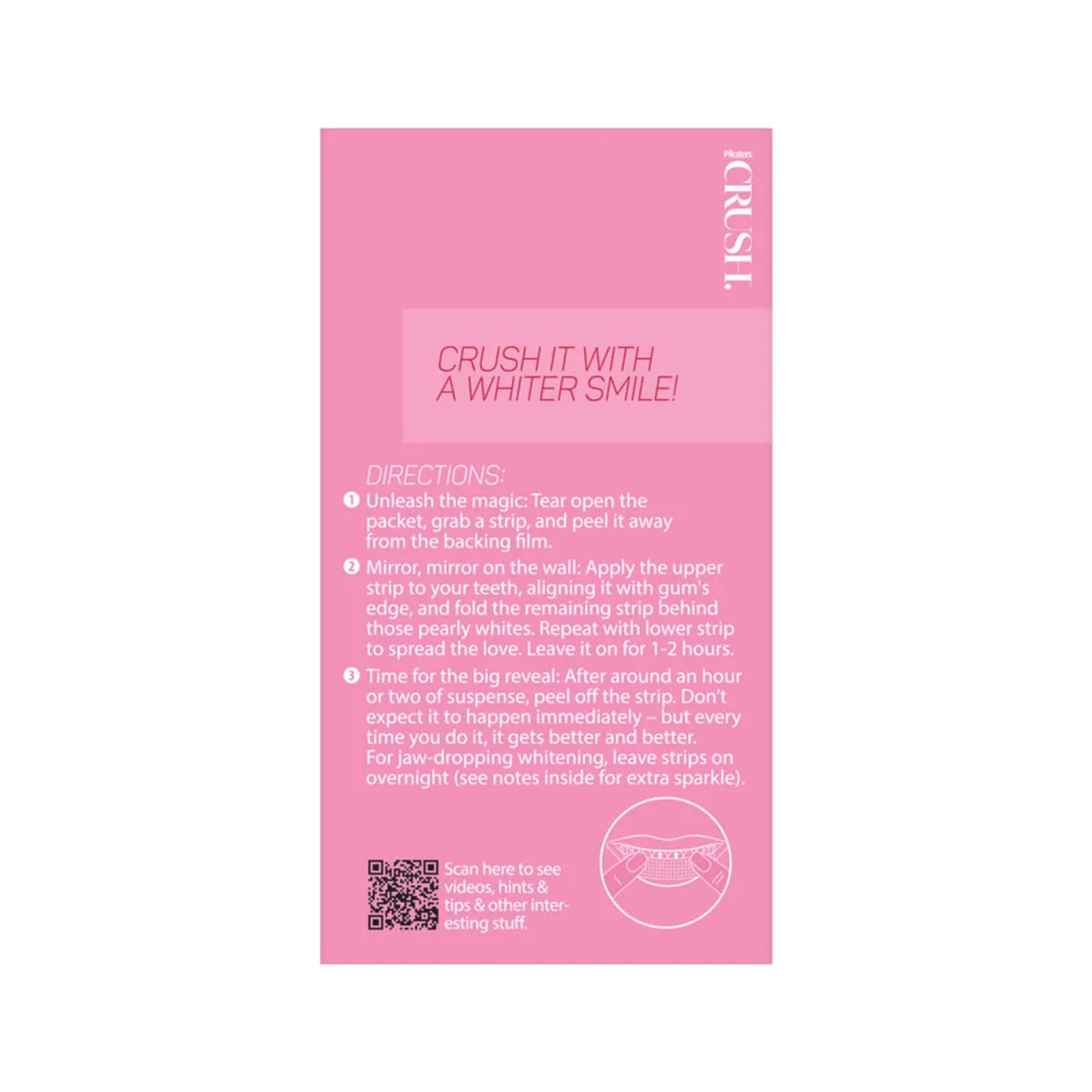 Piksters Whitening Strips Crush Watermelon 28pk - Short Dated Clearance