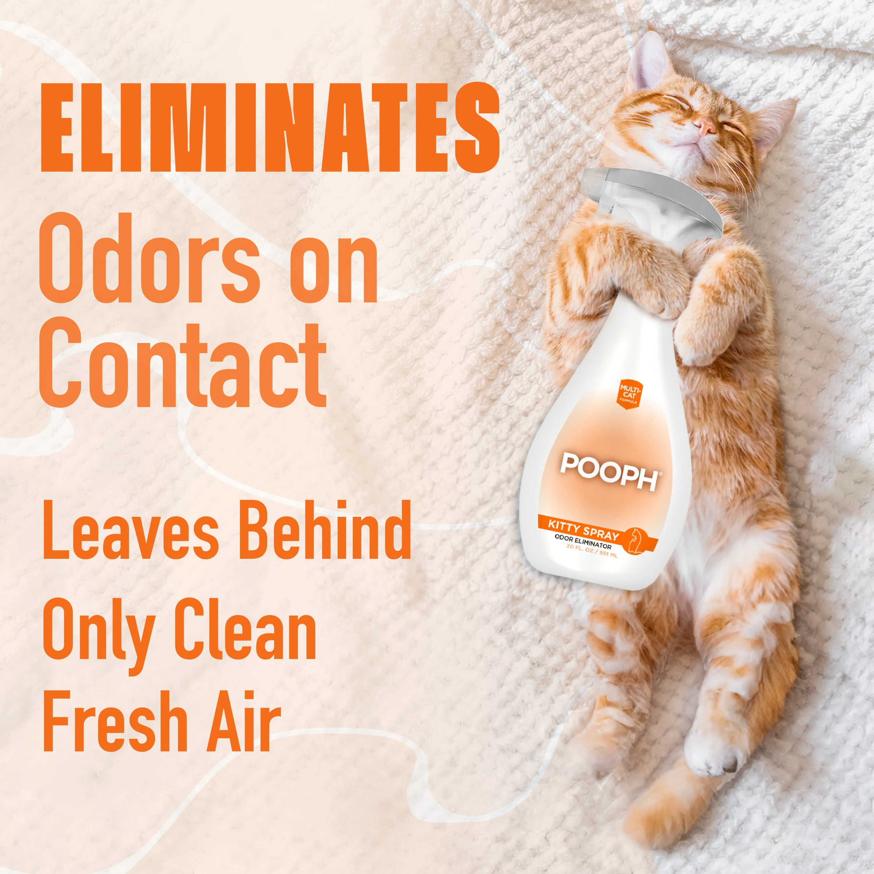 POOPH® Kitty Spray Odor Eliminator, 20oz Spray