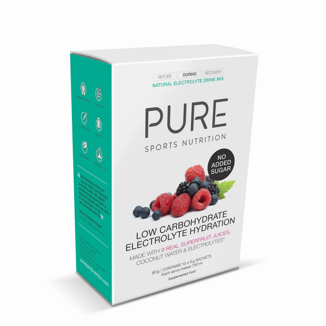 Pure Low Carbohydrate Electrolyte Hydration - Superfruits