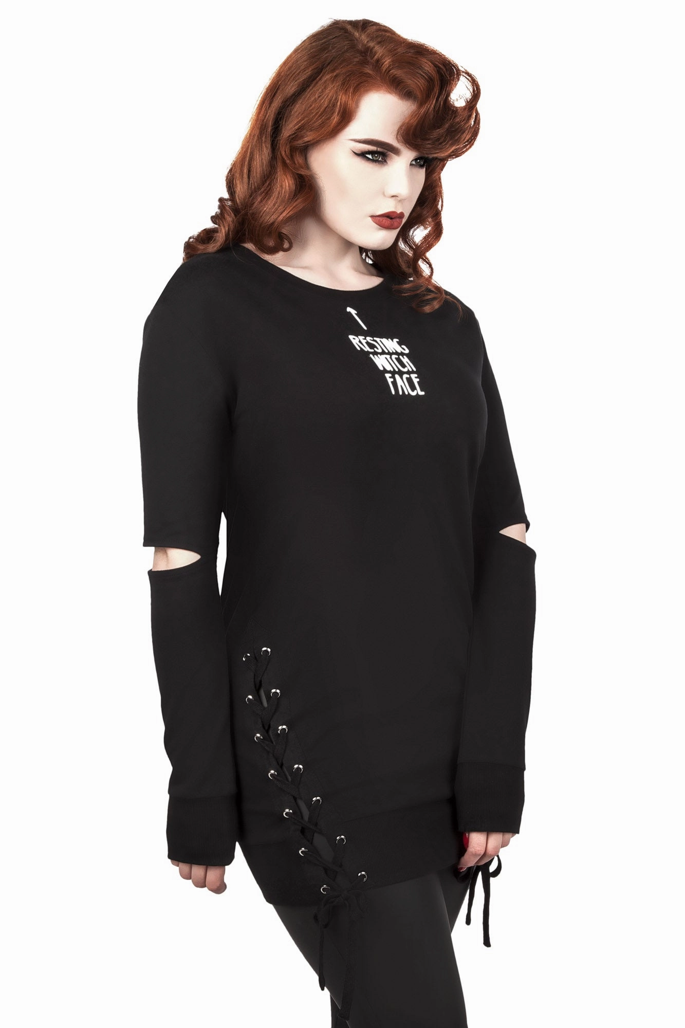 Resting Witch Face Sweatshirt [B] - Resurrect