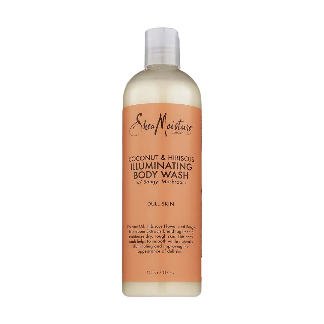 Shea Moisture Coconut & Hibiscus Illuminating Body Wash - 13 oz