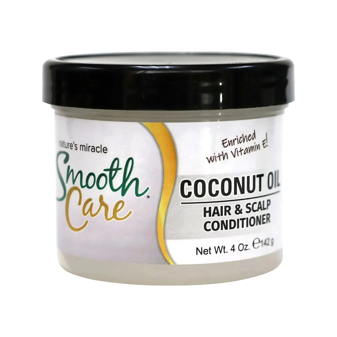Smooth Care Coconut Oil Hair & Scalp Conditioner Enriched with Vitamin E - 4 oz
