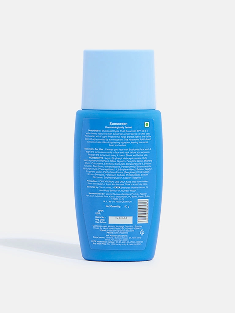Studiowest Busy Me SPF 50 PA     Hydra Fluid Sunscreen - 50 gm