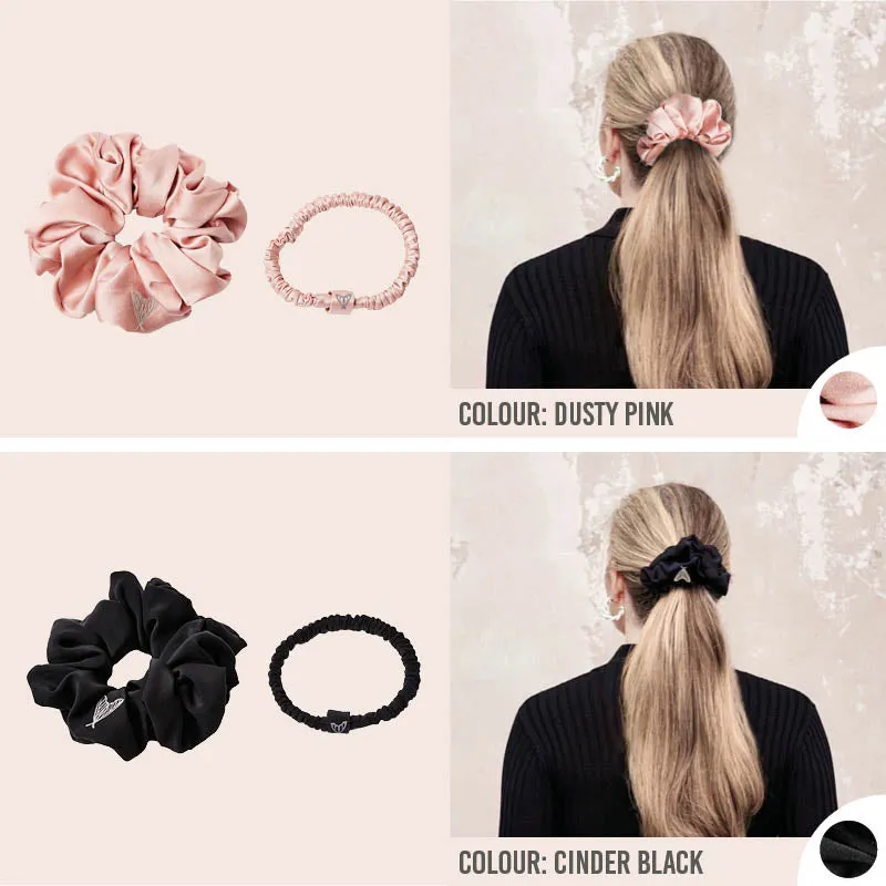 The Ultimate Duo Silk Scrunchies