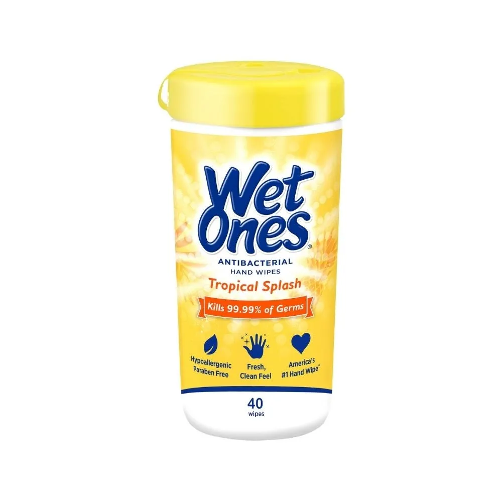 Wet Ones Hand Wipes 40ct Tropical Splash