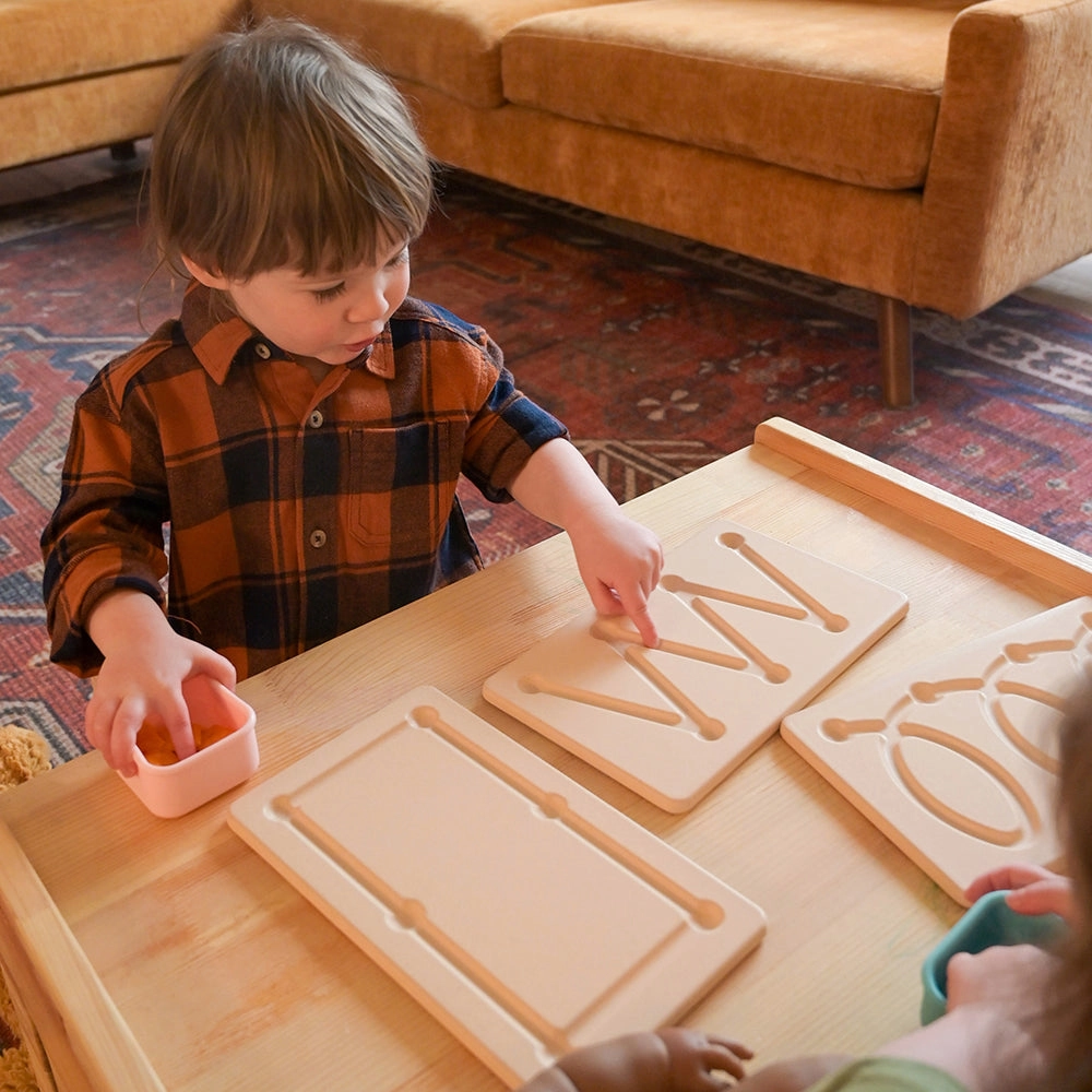 Wooden Breathing Boards Set | Eco-Friendly Stress Relief & Writing Skill Development Tool