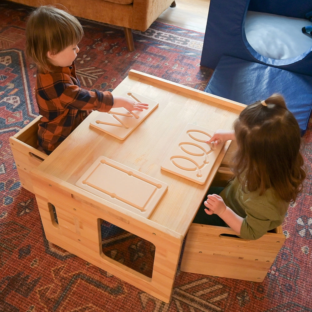 Wooden Breathing Boards Set | Eco-Friendly Stress Relief & Writing Skill Development Tool